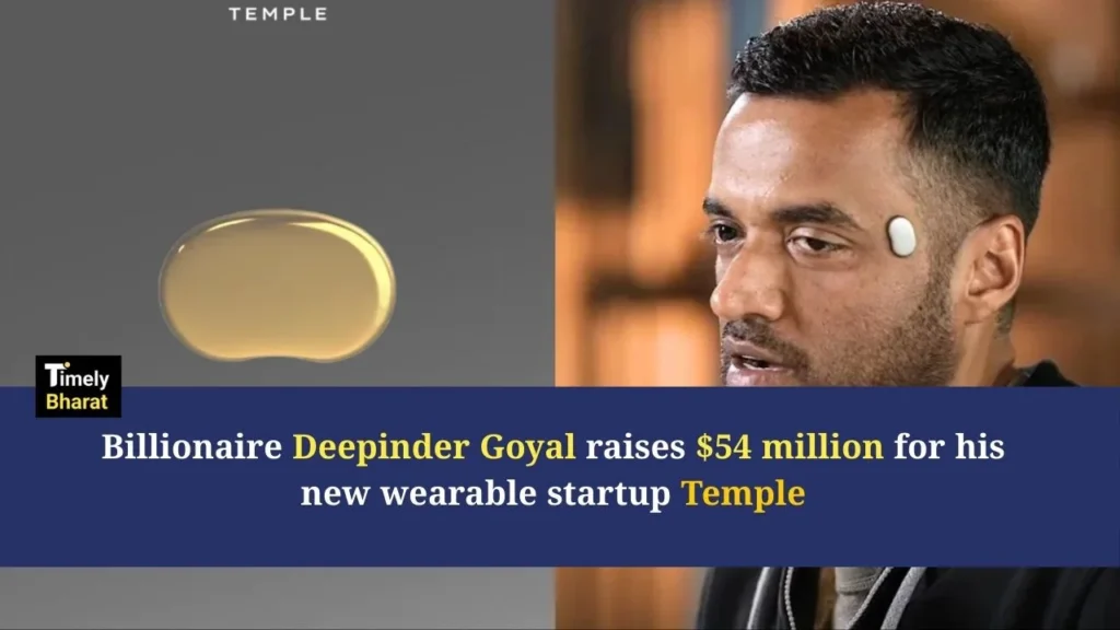 From Food Delivery to Brain Tech: Deepinder Goyal’s Neurotech Wearable ‘Temple’ Raises $54 Million