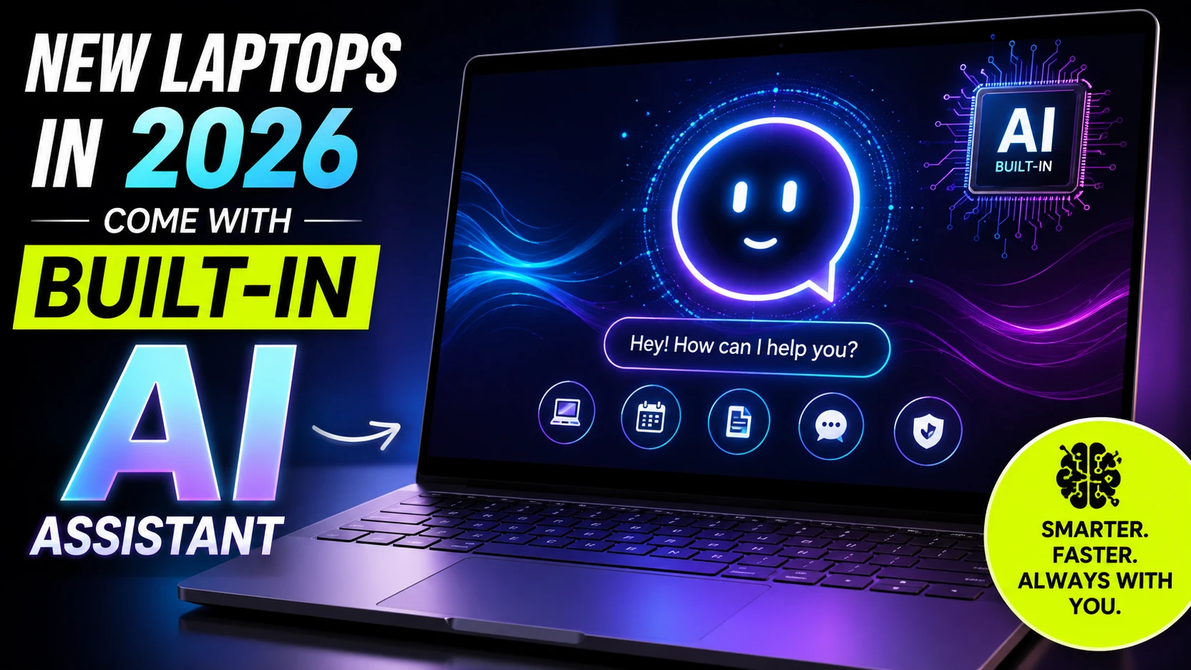 Why Every New Laptop in 2026 Comes With a Built-In AI Assistant