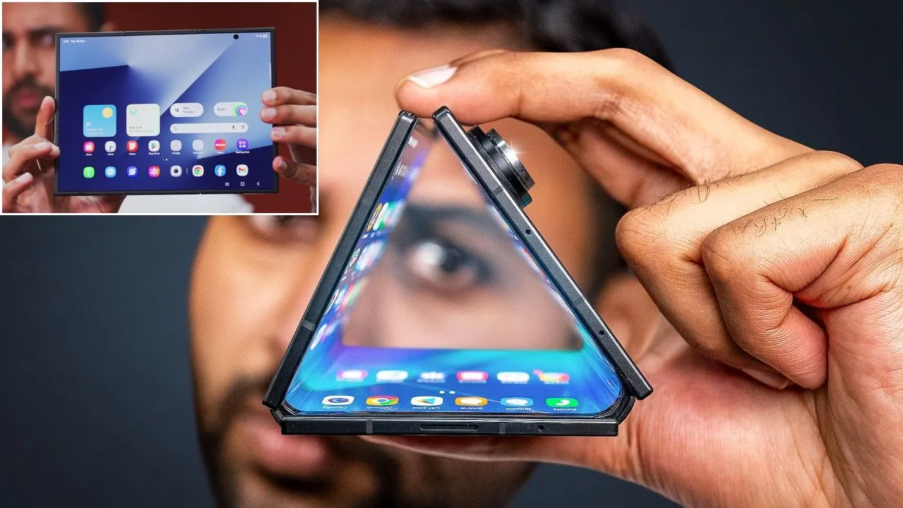 Samsung Galaxy Z TriFold Launch: दो बार मुड़ने वाला पहला फोन, 10 इंच की स्क्रीन और धांसू फीचर्स, जानें कीमत