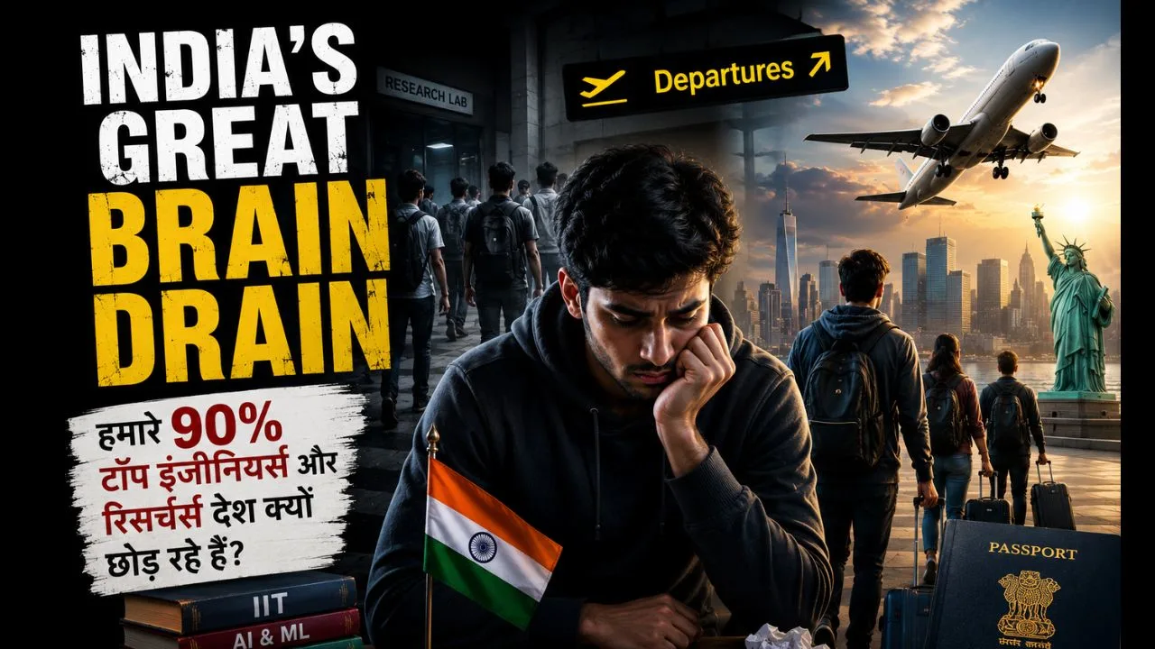 Your News, Your Time, Your Bharat 25 India’s Great Brain Drain: हमारे 90% टॉप इंजीनियर्स और रिसर्चर्स देश क्यों छोड़ रहे हैं?