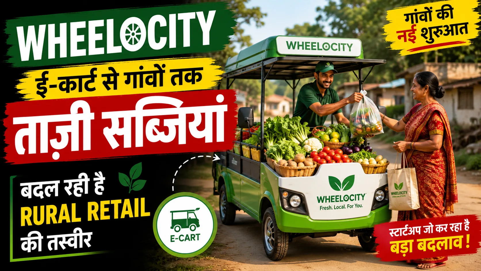 Your News, Your Time, Your Bharat 2 Wheelocity Rural Commerce Startup